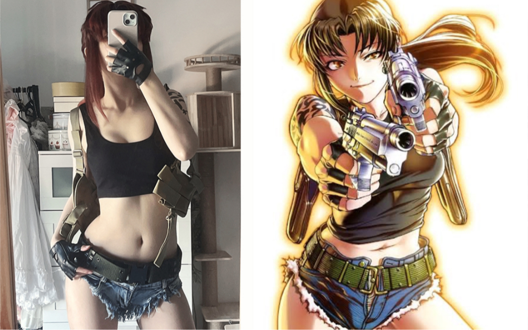 每一块肌肉都在发力|黑礁莱薇cos