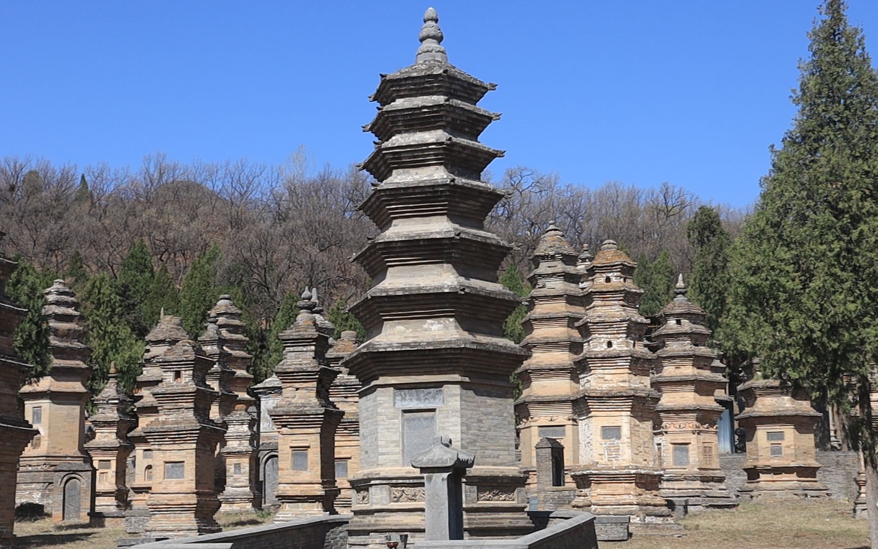 自驾游河南嵩山少室山,探秘中国功夫的发祥地嵩山少林寺,我想学武功哔哩哔哩bilibili