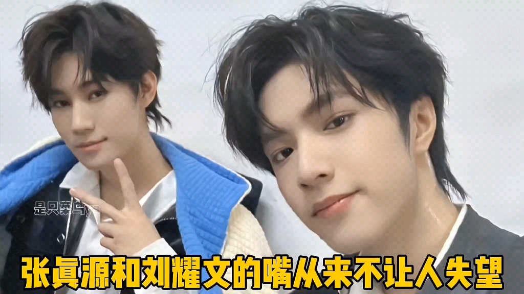 【张真源刘耀文】两个人致力于用嘴来输出自己美丽的精神状态