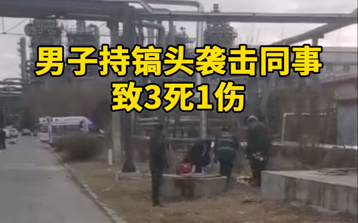 突发!大庆石化公司男子持镐头袭击同事,致3死1伤哔哩哔哩bilibili