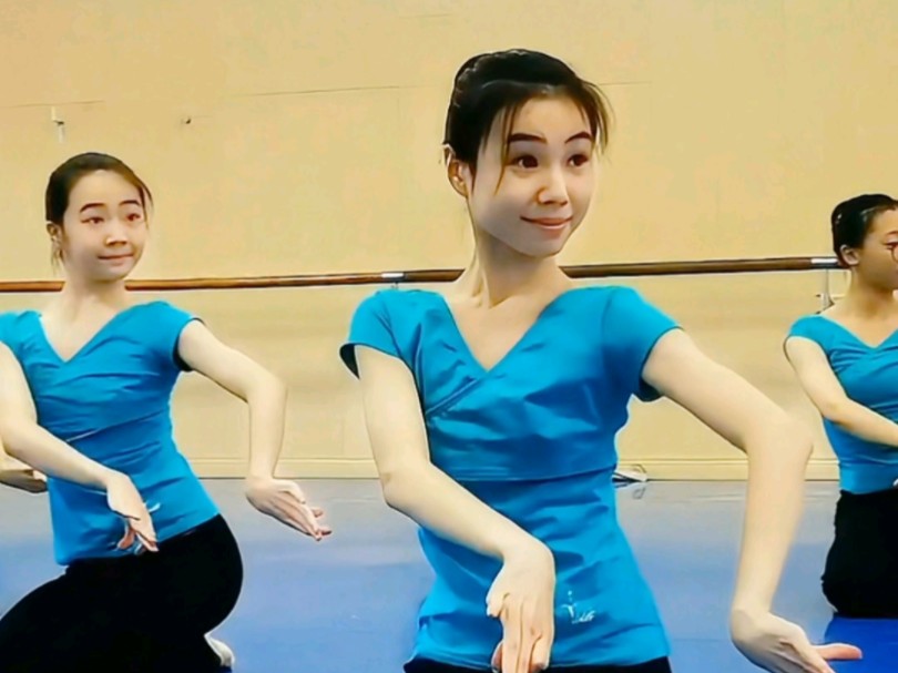 北京市音乐舞蹈学校小王老师舞蹈课堂实录傣族组合