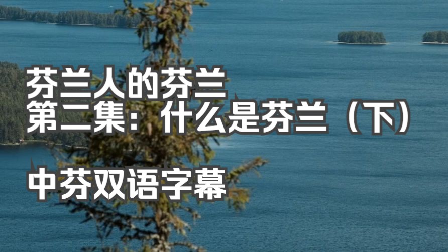 【芬兰国家电视台著名历史纪录片】芬兰人的芬兰 第二集:什么是芬兰(下)【中芬双语字幕】哔哩哔哩bilibili