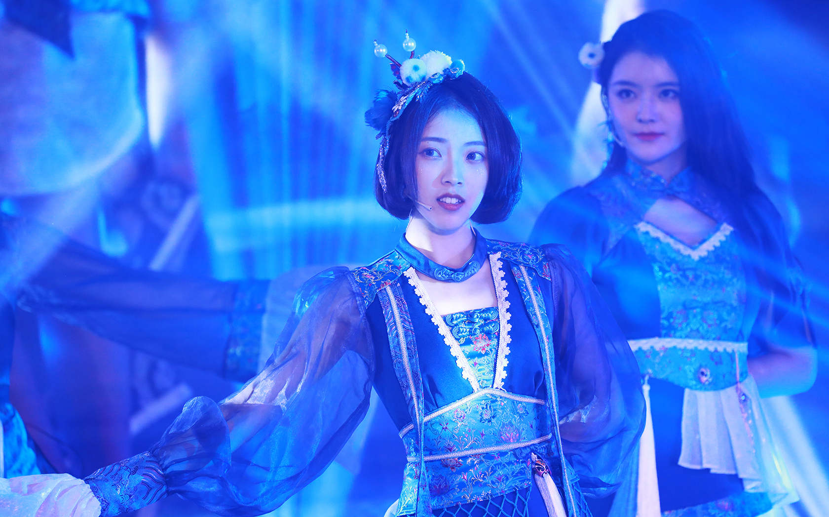 4ksing女团花枪洛神赋由你音乐榜校园热live广州站