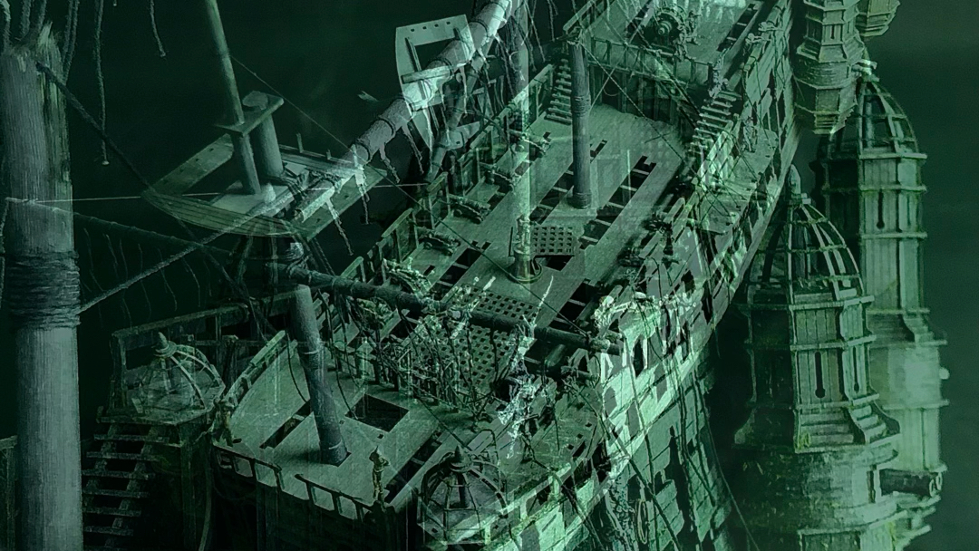 沉默的玛丽号,96比例,跟本工作室出品的安妮女王复仇号,黑珍珠号,努力