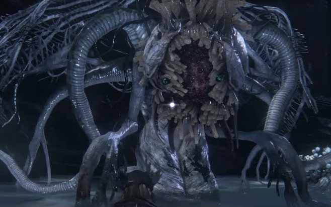 【铃℃】血源诅咒 隐藏boss宇宙之女碧塔丝(二周目难度)这就是毛毛虫.