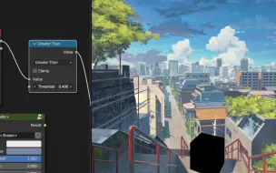 Download Video: 【Blender】新海诚场景-卡通着色器教学