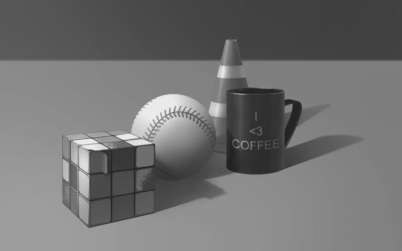 psjohnjpark基础几何图形物体及光影数字绘画训练教程中英双字