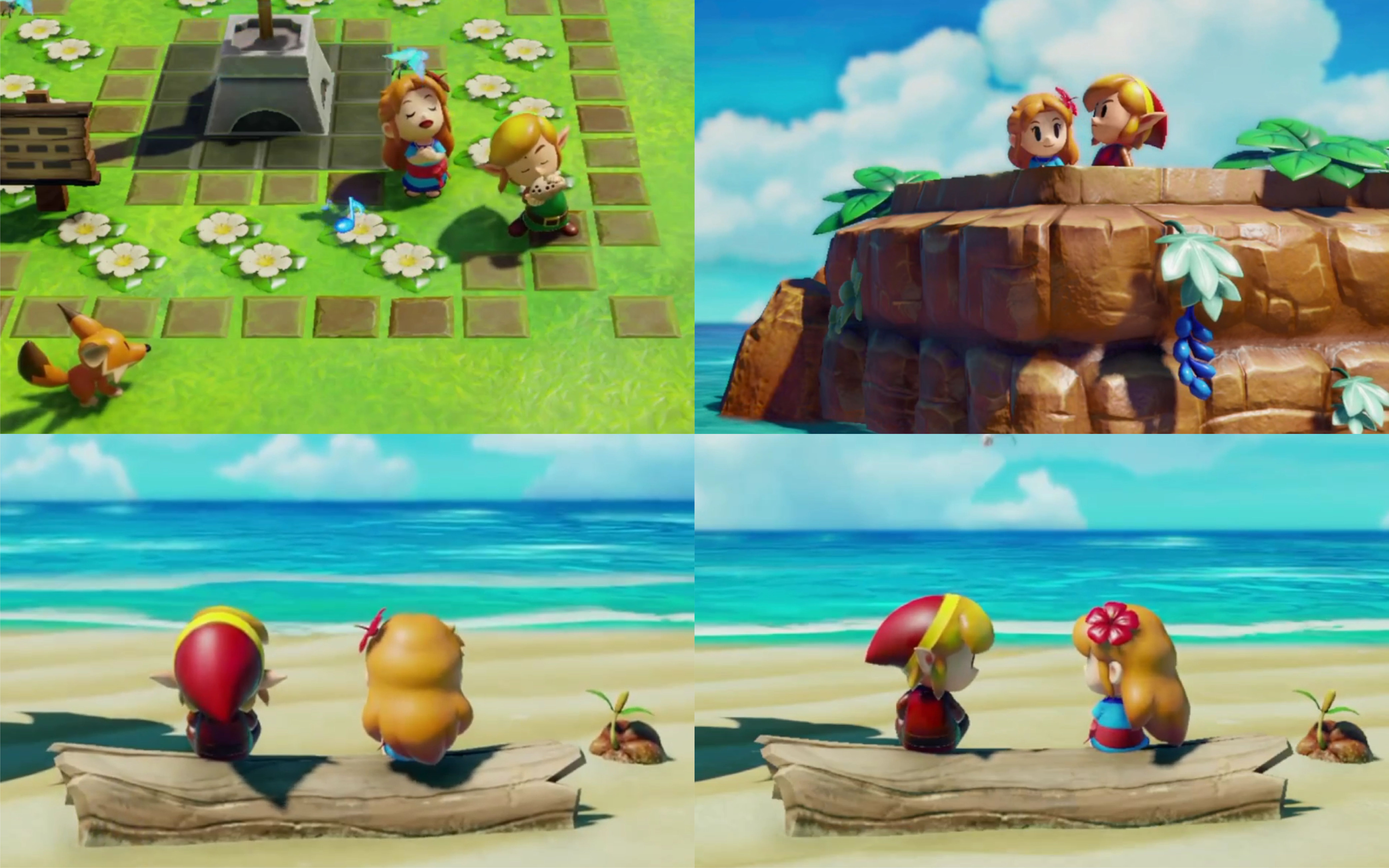 【林克】【塞尔达传说 织梦岛】花絮6 林克与玛林的二人世界