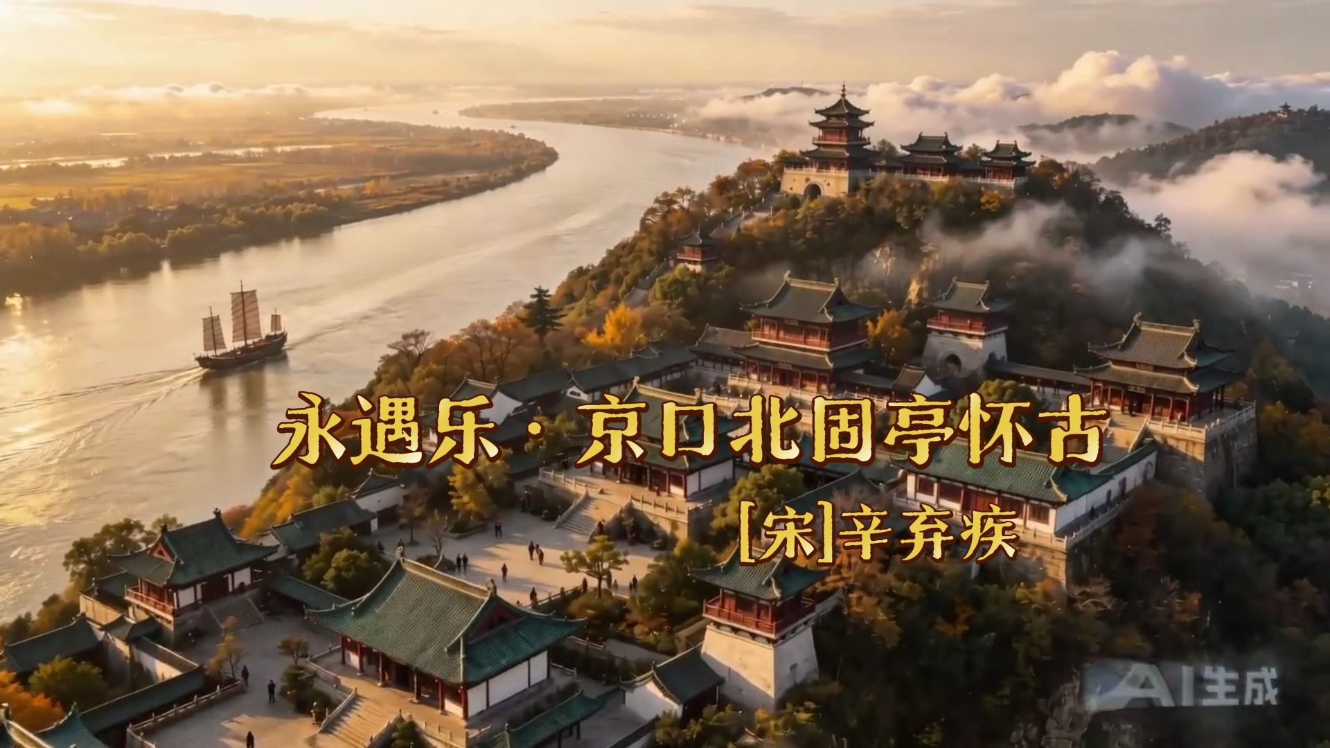 永遇乐·京口北固亭怀古（千古江山，英雄无觅孙仲谋处）（宋-辛弃疾）