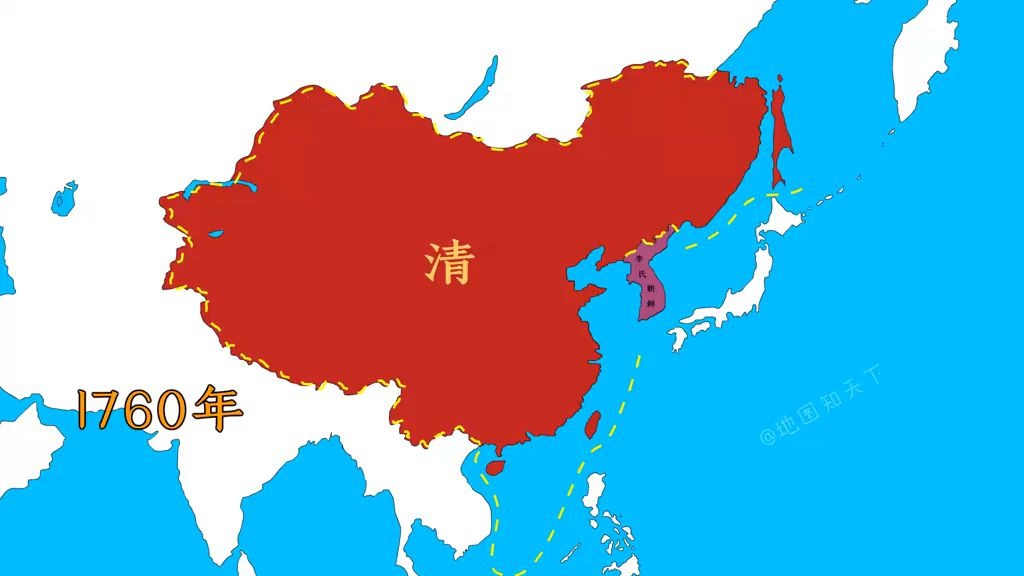 清朝疆域演变,1760