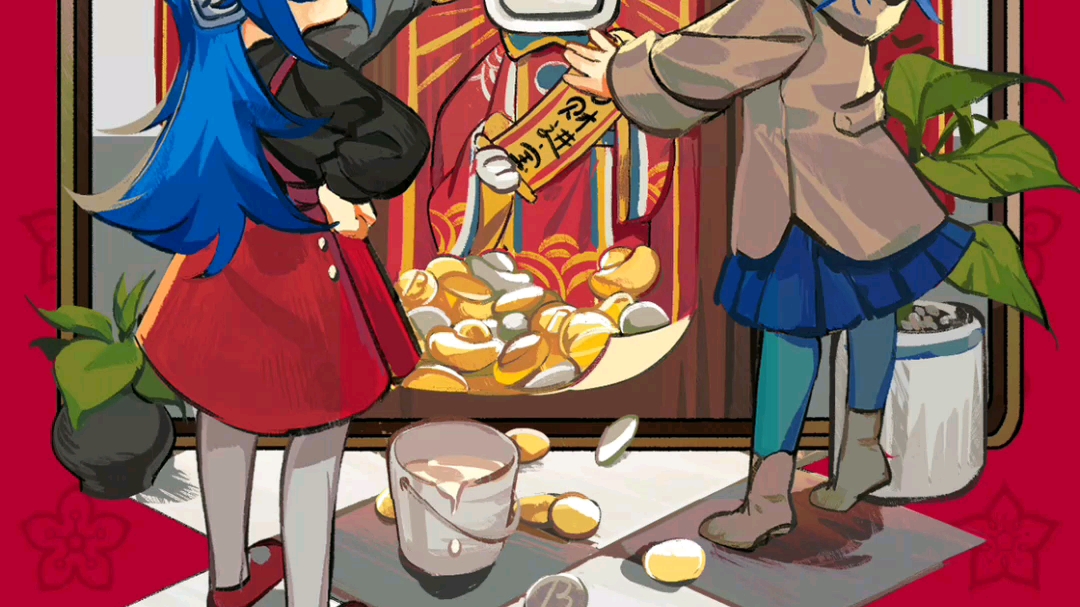 2021年bilibili新年壁纸_哔哩哔哩 (゜-゜)つロ 干杯~-bilibili