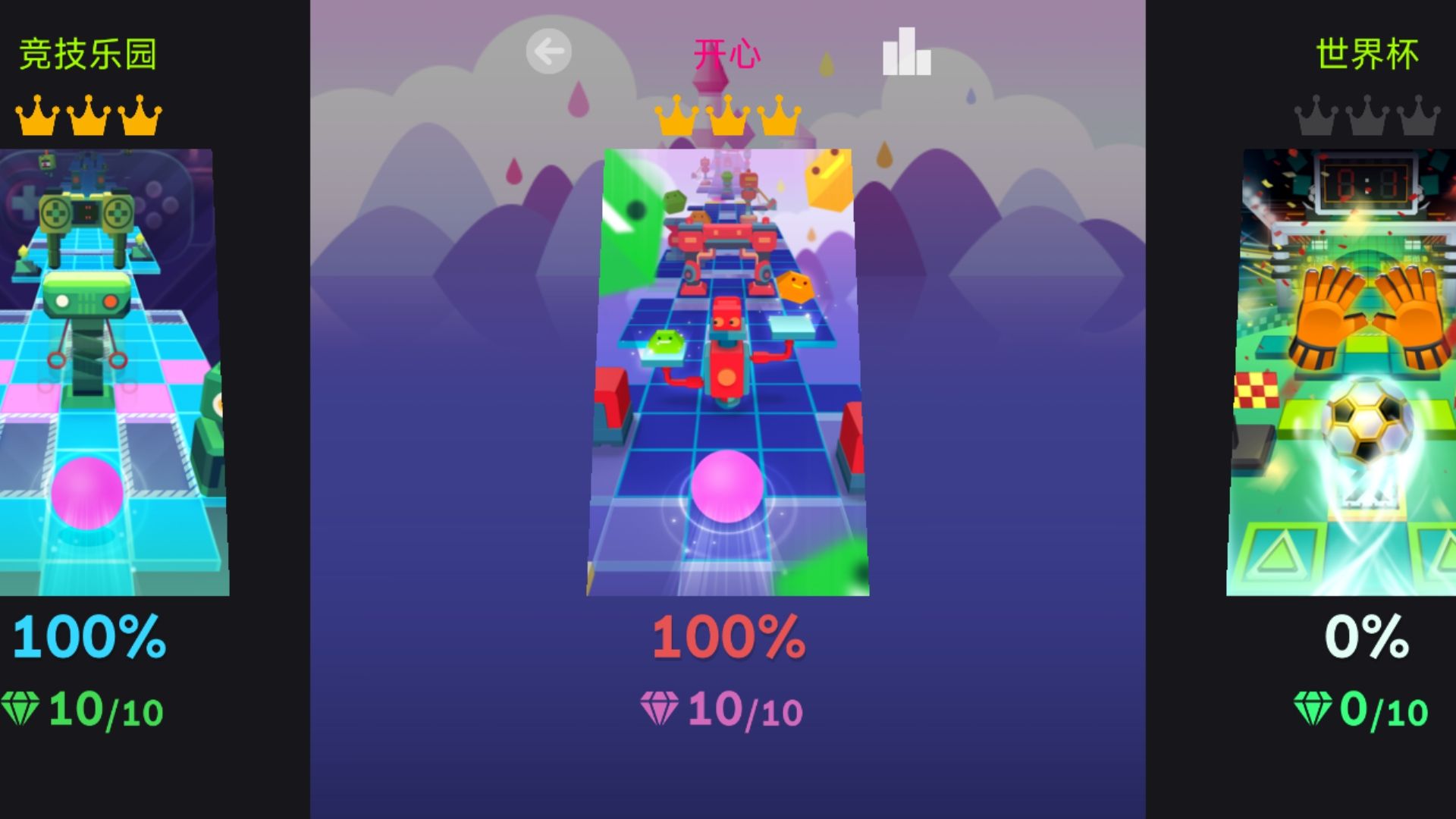 【滚动的天空】开心 横屏完美通关