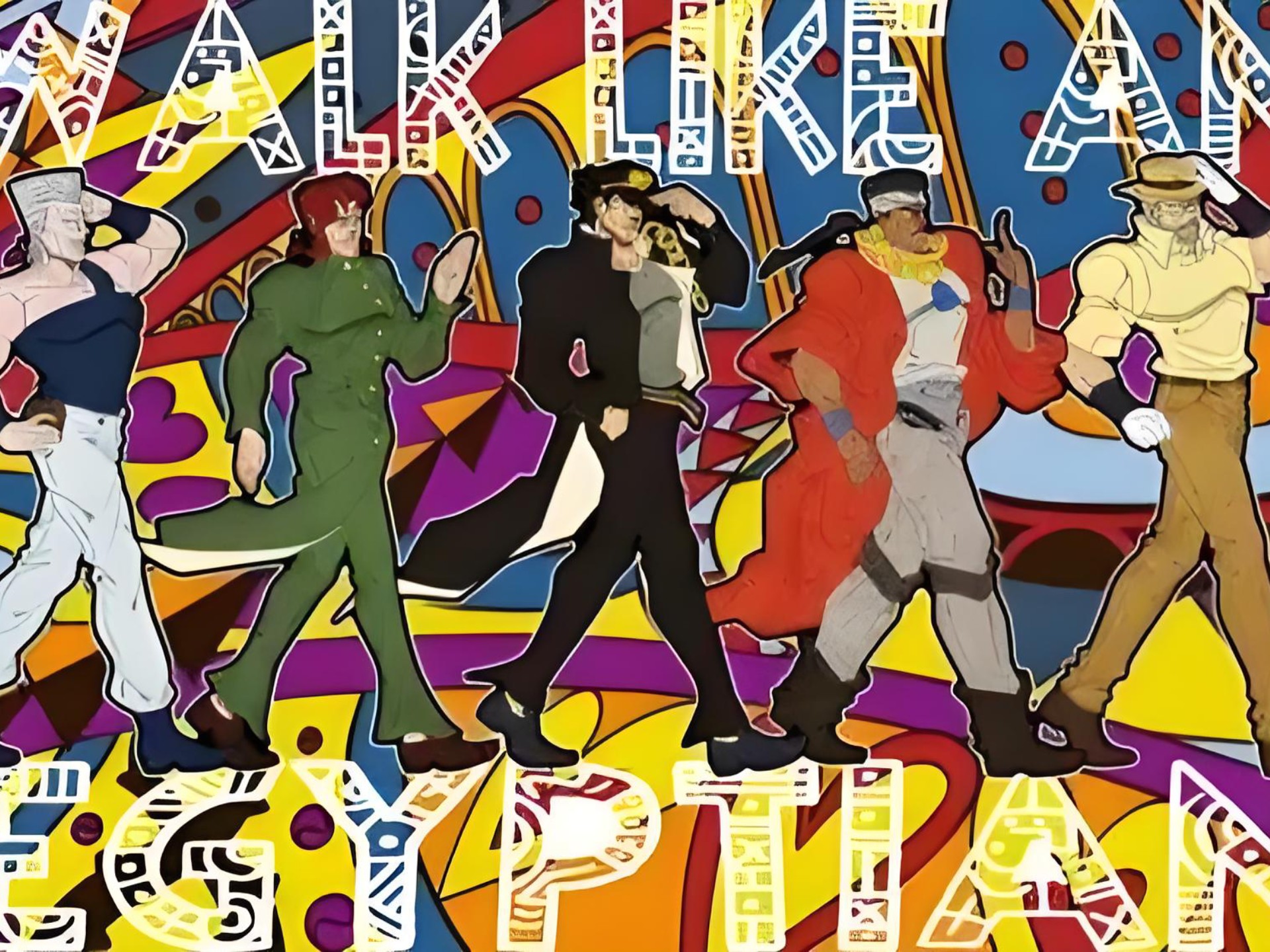 《walk like an egyptian》tv 动画《jojo的奇妙冒险 星辰斗士》片尾