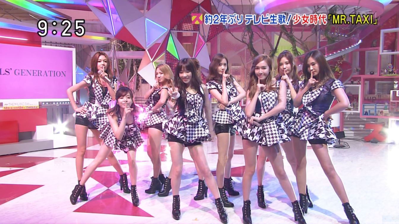 140708 少女时代 - Talk + MR.TAXI