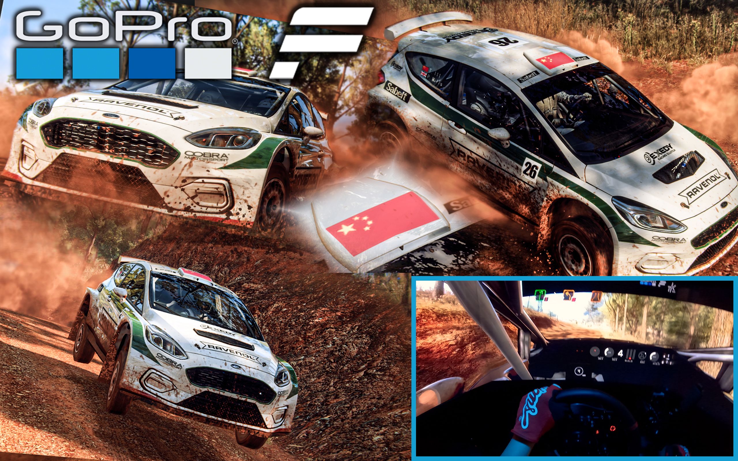 「TK」DiRT Rally 2 三屏GoPro&场外视角/ 福特RS MK2  诺林比山脊 澳大利亚赛段哔哩哔哩bilibili