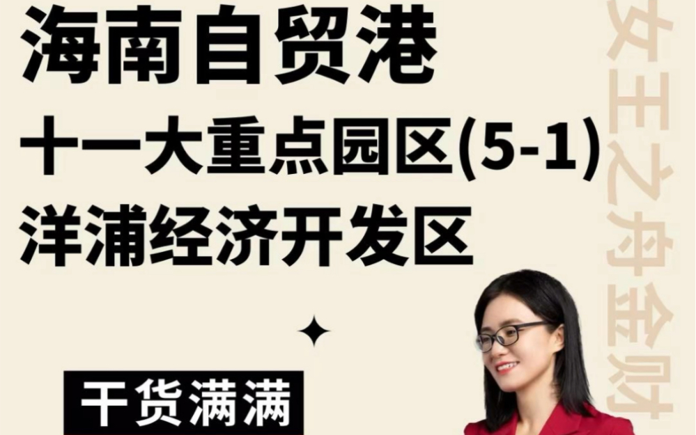 海南自贸港 十一大重点园区 洋浦经济开发区哔哩哔哩bilibili