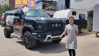 Tải video: 可以穿越无人区的越野房车，东风猛士MS600自动挡越野房车