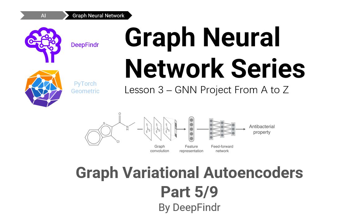 [图]【AI】11 - The Illustrated GNN Series - GAE|零基础可视化系列|英文字幕