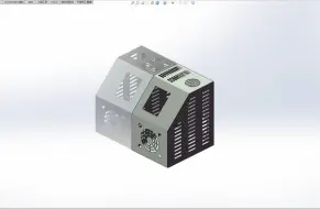 Solidworks如何快速绘制钣金箱体后盖，实战来了！