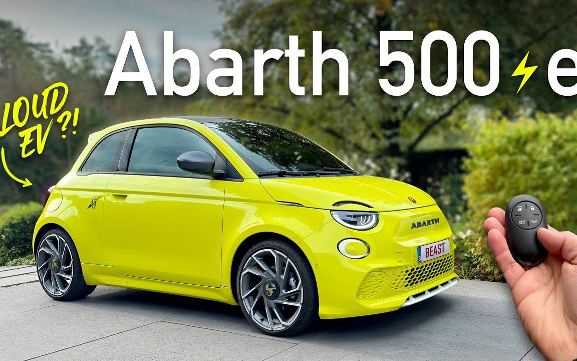 【4k 中文字幕】2023 年 abarth 500e(155 马力)——有史以来最响的