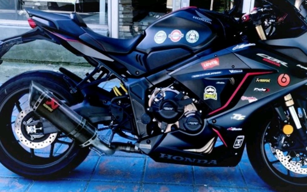本田cbr650r升级改装天蝎全段排气