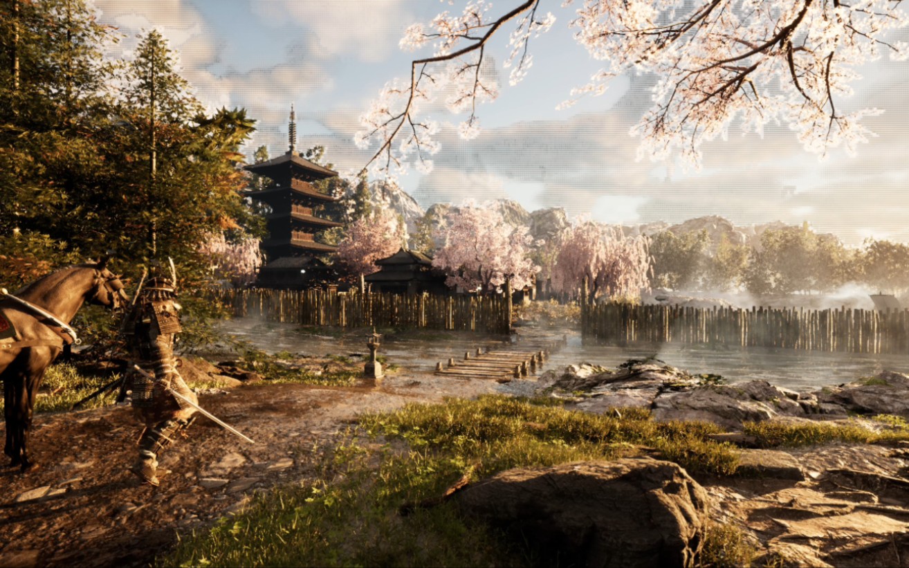 虚幻5复刻对马岛之魂场景