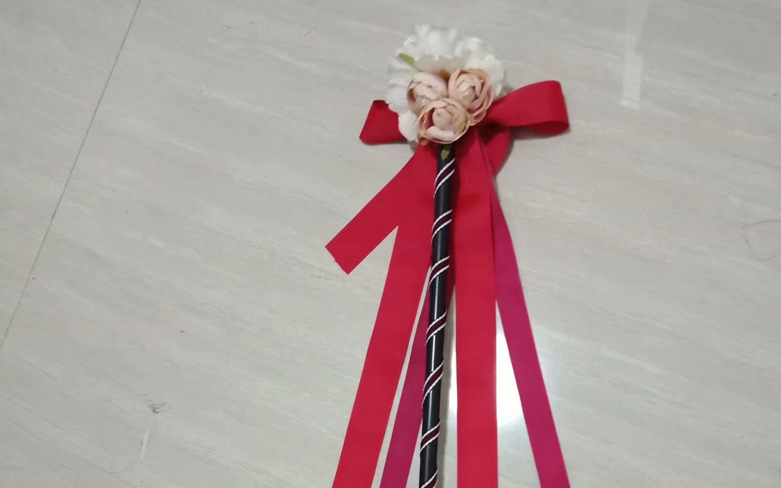 【手工向】lolita手杖花杖教程 道具教程