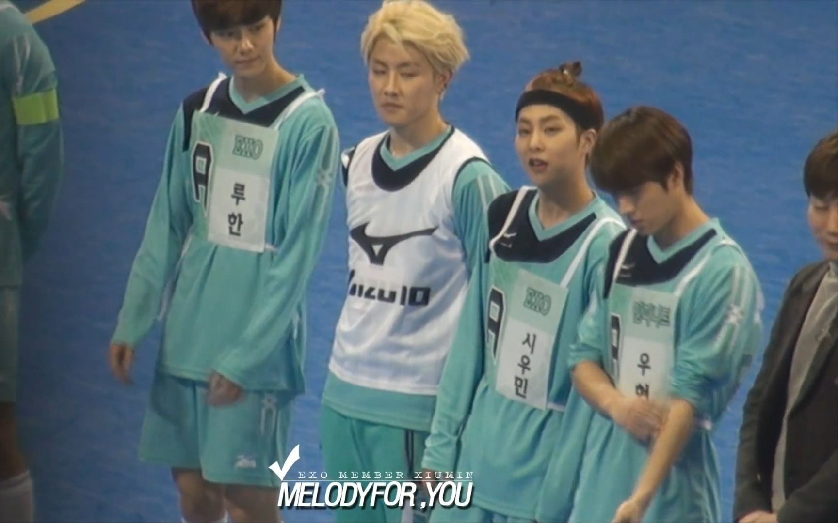 140113 exo 偶像运动会 室内足球 focus xiumin