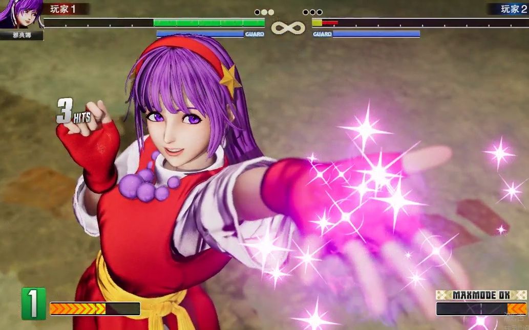 【拳皇15】94和95麻宫雅典娜mod演示