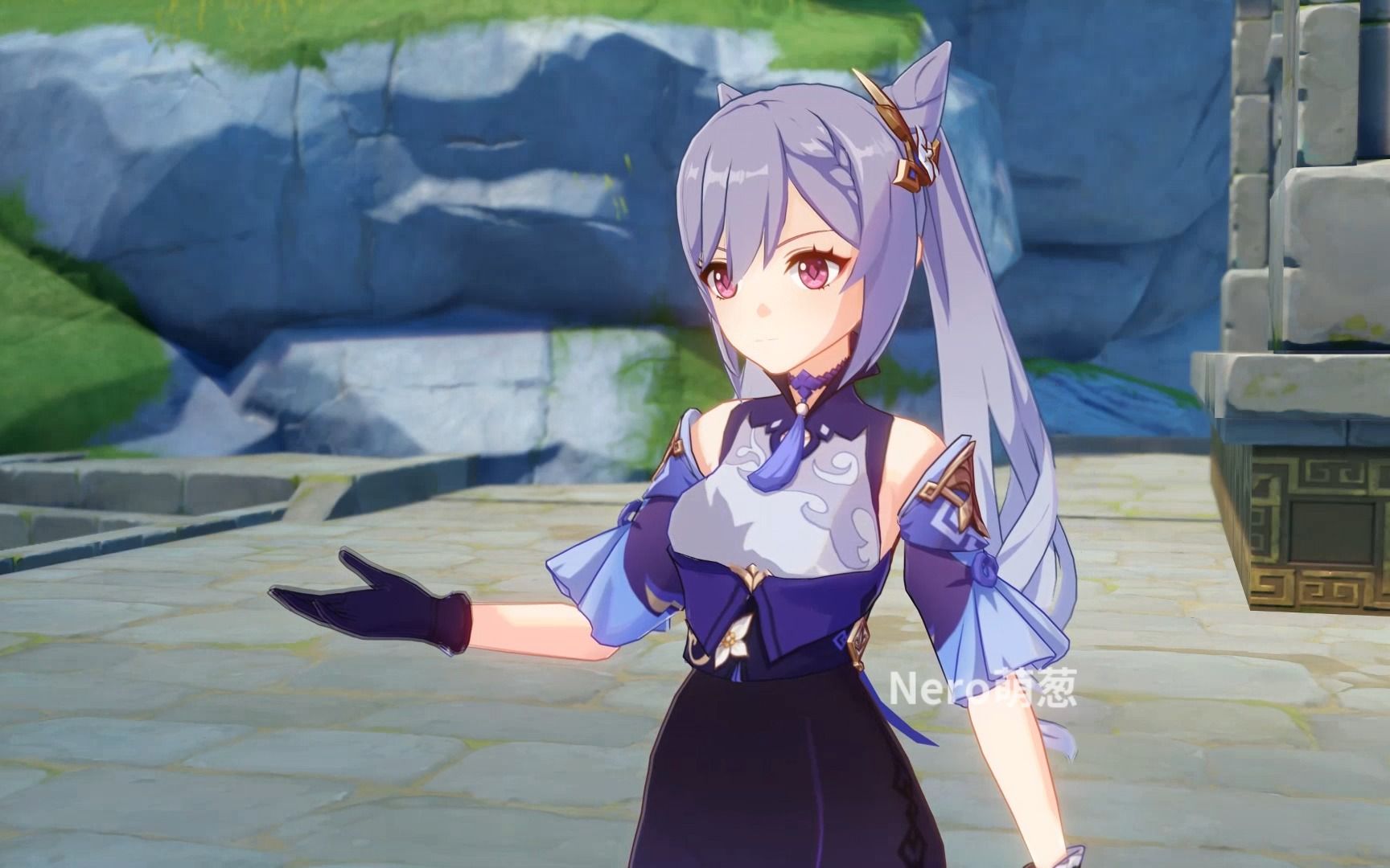 《原神》刻晴生日皮肤演示——「修身瑜伽」