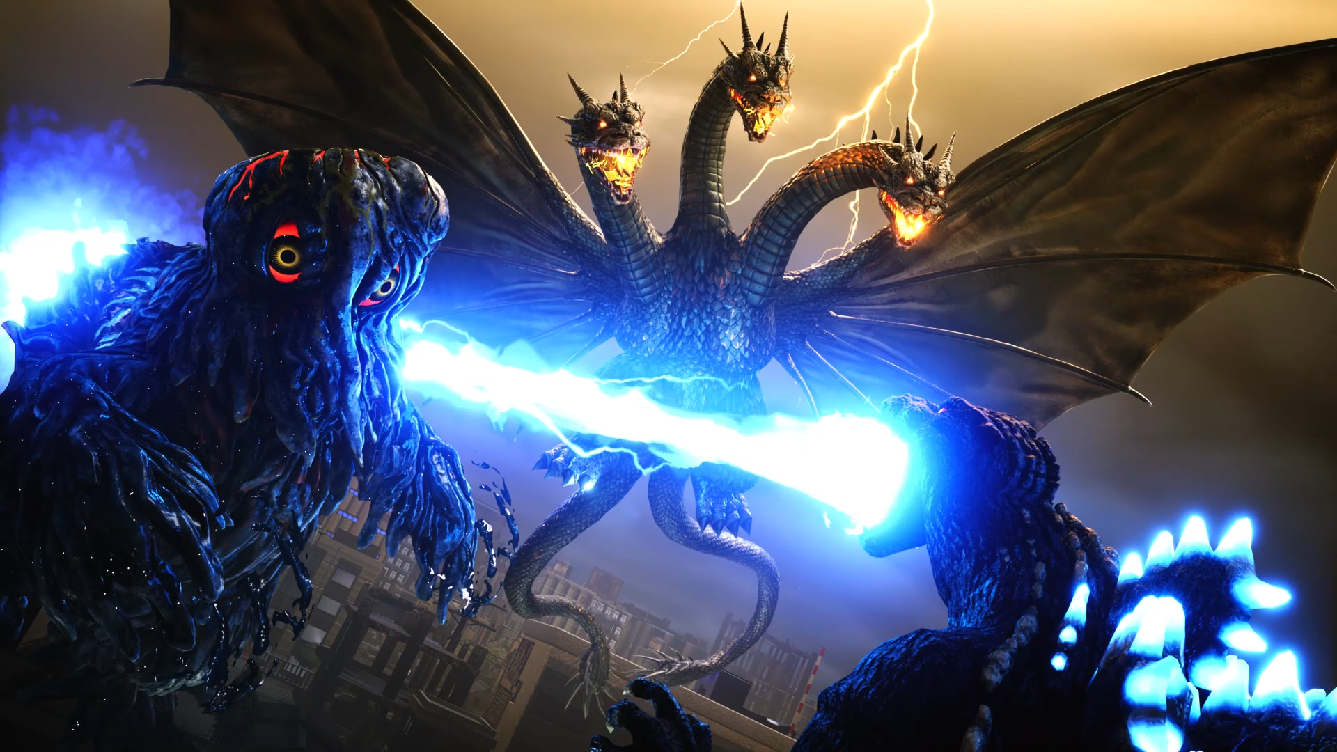 《gigabash:哥斯拉怪兽之王2》基多拉&黑多拉dlc预告