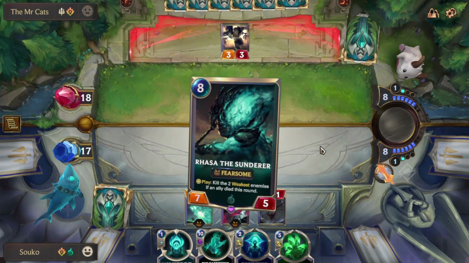 【符文之地传奇】大师段位 暗影岛人马 vs 大头 (0.