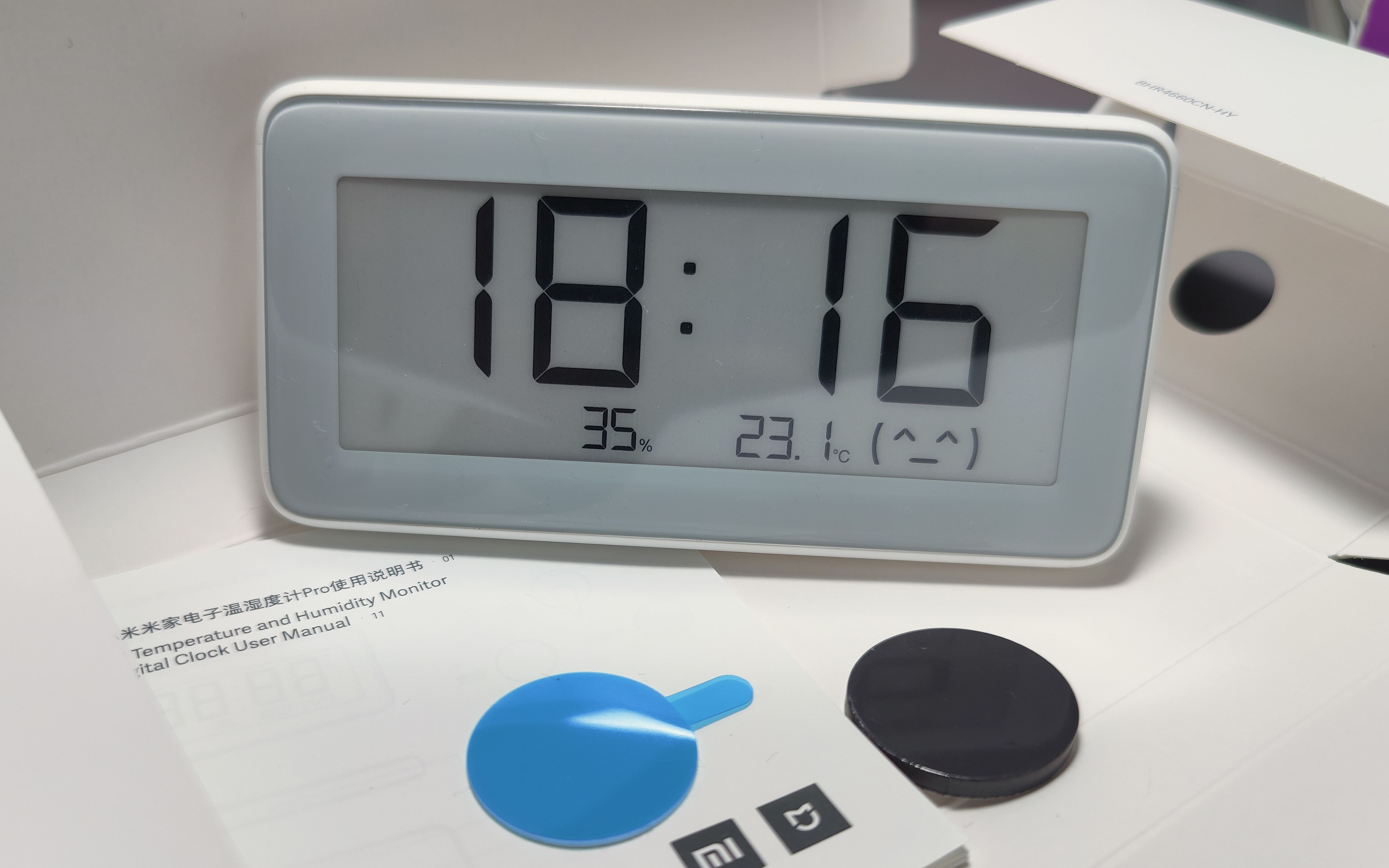 【水视频】小米米家电子温湿度计pro开箱