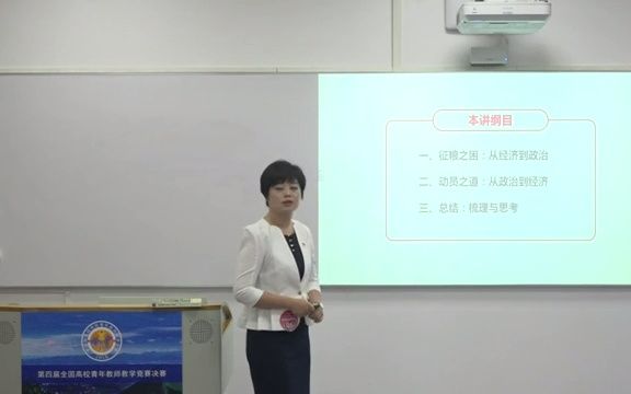 第四届青教赛思政组第一名【粮食:全面抗战中的群众动员】哔哩哔哩bilibili