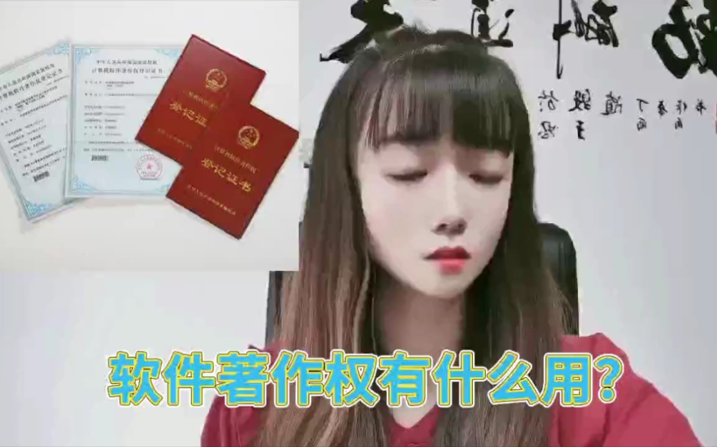 软件著作权有什么用?哔哩哔哩bilibili