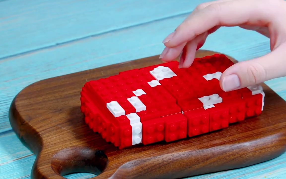 定格动画乐高牛排