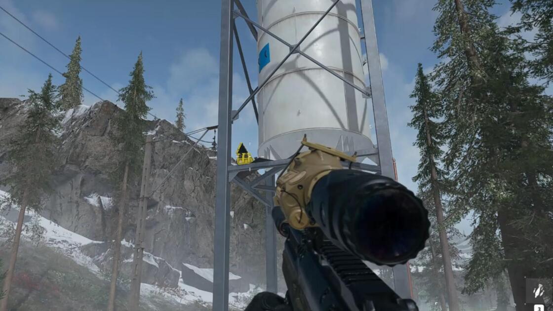 COD23战役丨如何拿到水塔上黄箱子白嫖热成像消音玄铁_哔哩哔哩bilibili