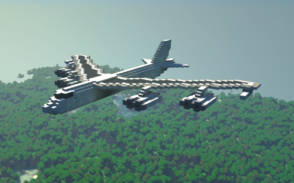 [图]【Minecraft】B-52轰炸机——我的世界载具教程14