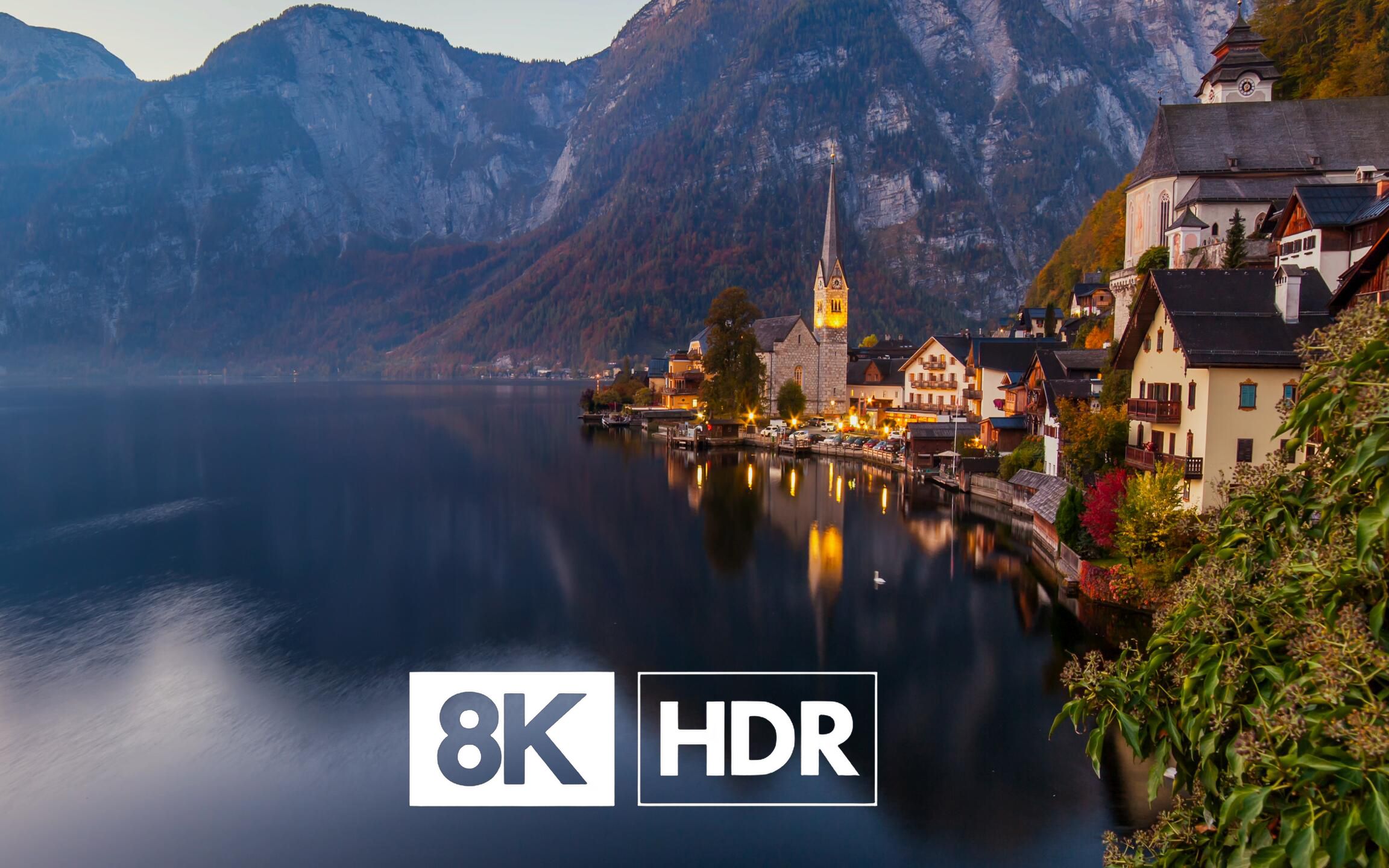 8k hdr 60fps 奥地利哈尔施塔特