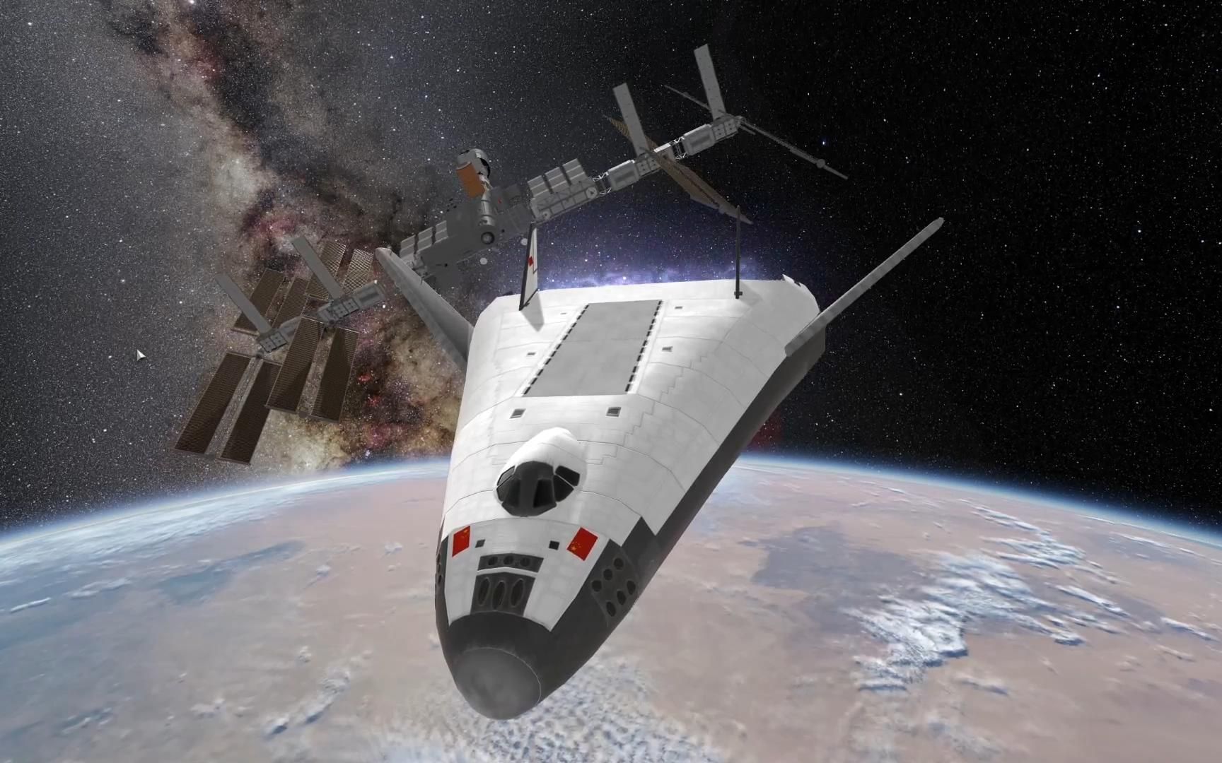 ksp-rss:这个飞机的气尖发动机真的猛,可以自己往返太空