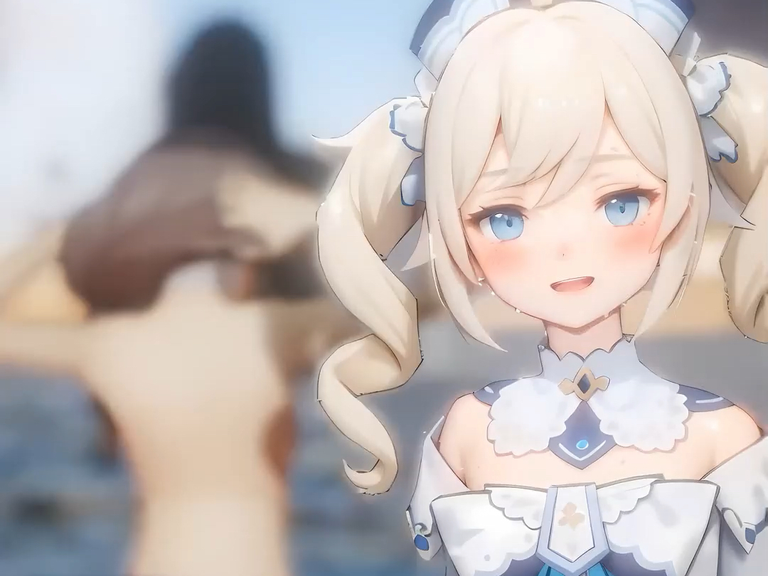 【原神画风挑战赛】芭芭拉 | 丽莎-纯真版!