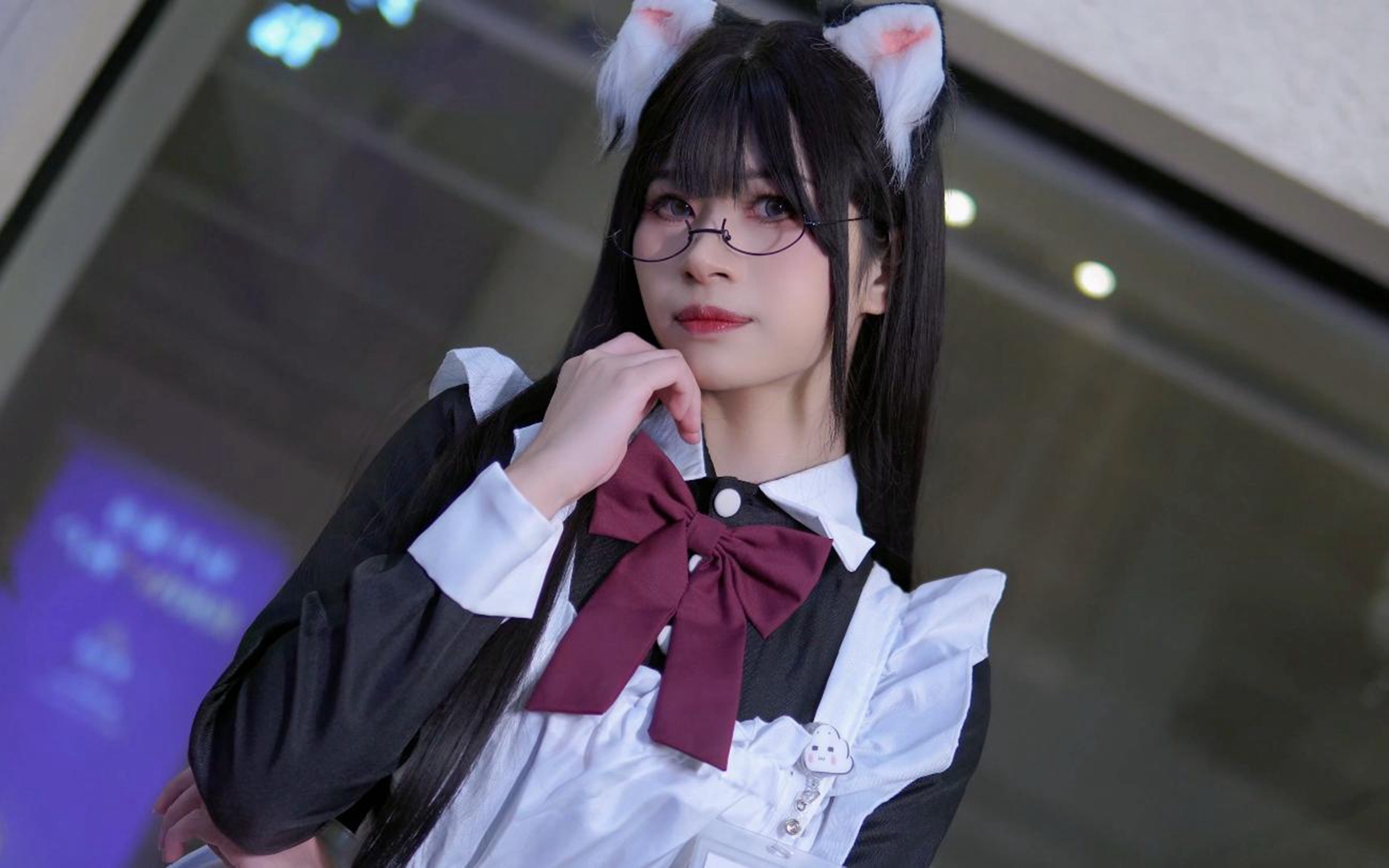 cos #女仆装 #cosplay #甜系女孩 猫猫女仆!