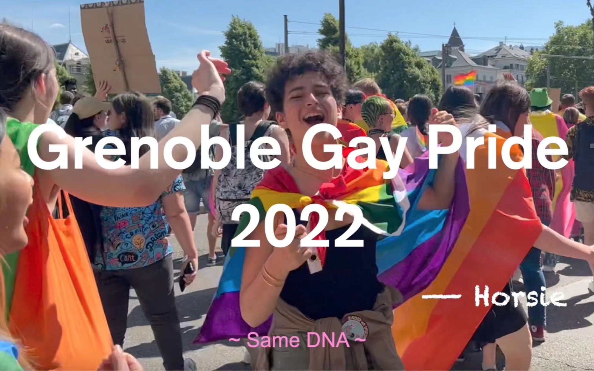 误入法国LGBTQ+ Pride同志骄傲月活动Grenoble格勒诺布尔分站!哔哩哔哩bilibili