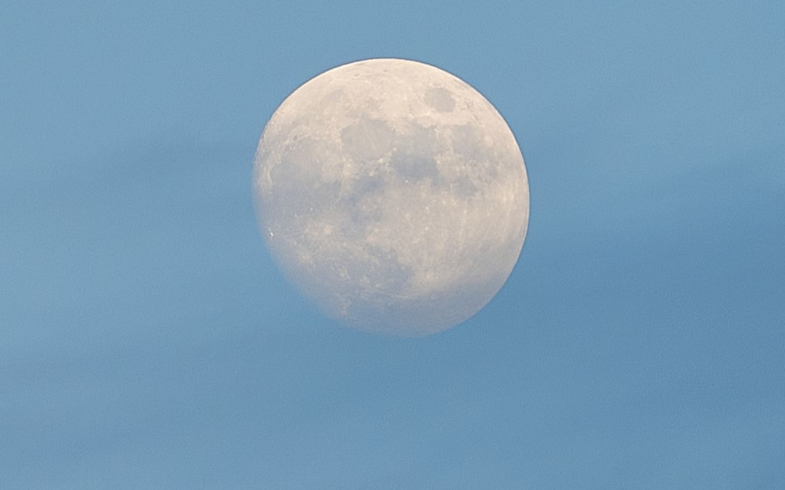 活动  残幅狗头索尼55-210大白天拍月亮延时