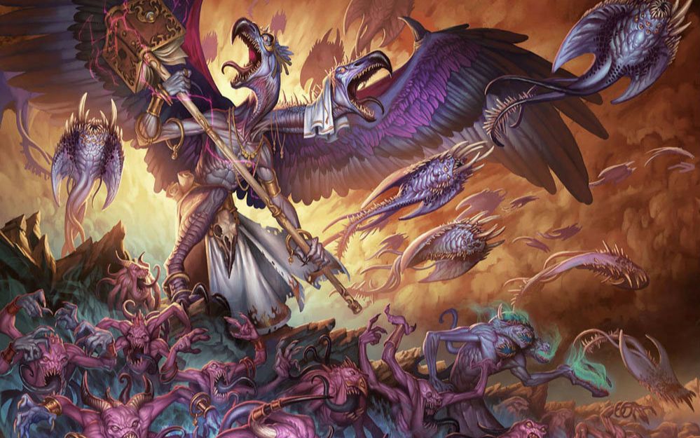 【涂装教学】战锤aos/40k奸奇小怪画皮官方教程【胡馆长搬运】