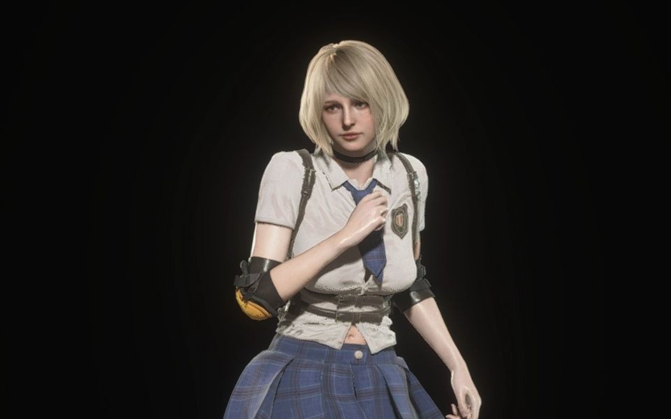 生化危机4重制版 艾什莉mod school girl