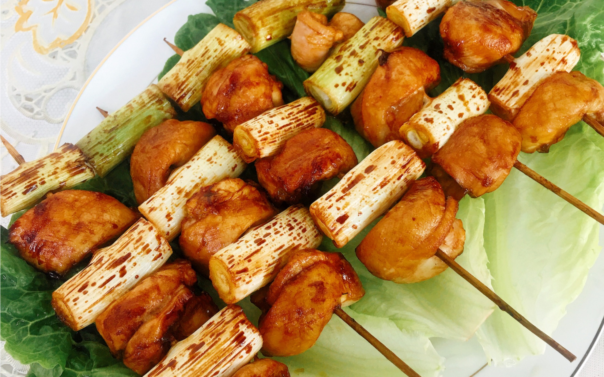 深夜食堂61照烧鸡肉烤串97葱香肉滑强烈推荐!空气炸锅美食