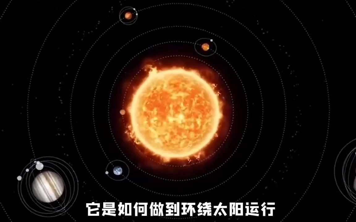 作为离太阳最近的行星"水星",为何不会坠入太阳呢?_哔哩哔哩_bilibili