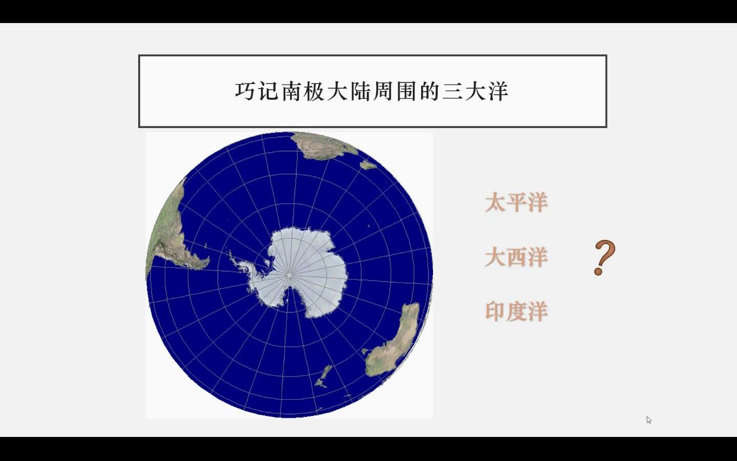 极地问题探讨、南极大陆、三大洋、极地判断方向、南极半岛、南美洲、东西方向、极点、自转方向(5分)哔哩哔哩bilibili