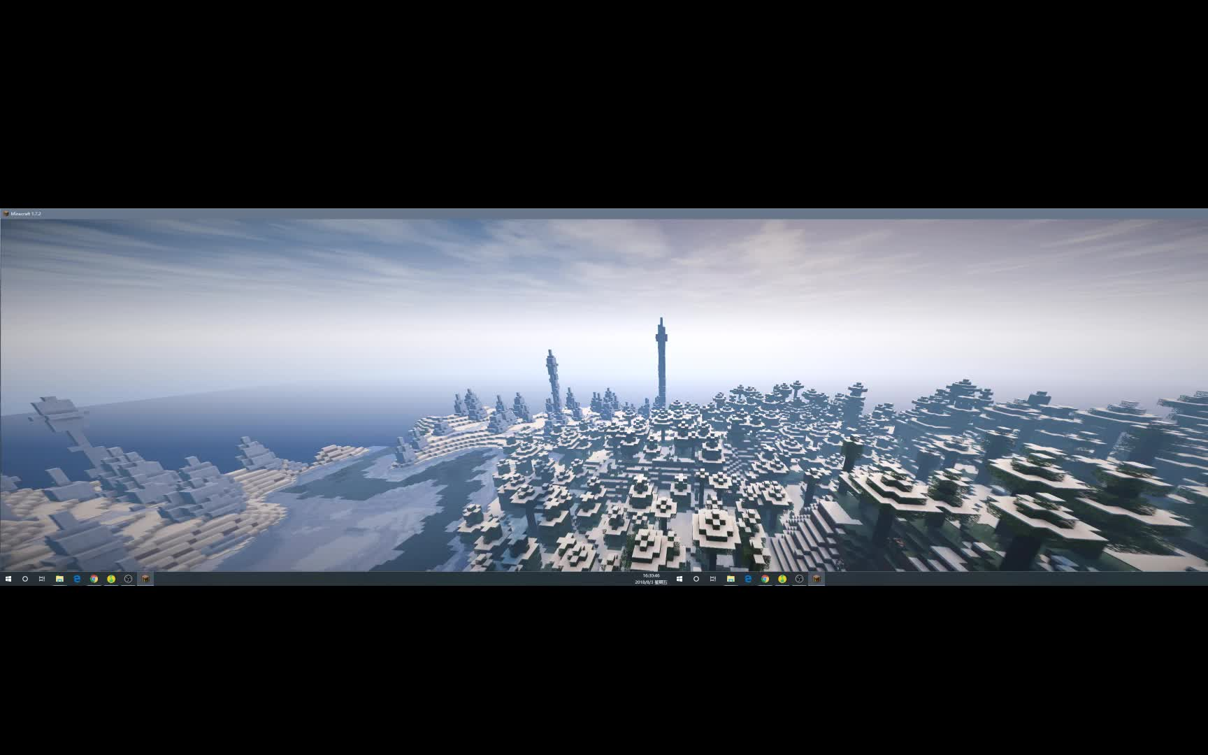 【minecraft】冰刺之地居然如此漂亮!